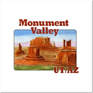 Monument Valley, UT/AZ Posters and Art